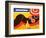 Orangina Sparkling Soda - Beach Bikini Ad-Bernard Villemot-Framed Art Print