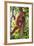 Orangutan and Baby Swinging in the Trees-DLILLC-Framed Photographic Print