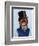 Orangutan in Top Hat-Fab Funky-Framed Art Print