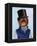 Orangutan in Top Hat-Fab Funky-Framed Stretched Canvas