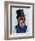 Orangutan in Top Hat-Fab Funky-Framed Premium Giclee Print