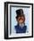 Orangutan in Top Hat-Fab Funky-Framed Premium Giclee Print