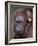 Orangutan Mother with Baby on Her Back, Tanjung National Park, Borneo-Theo Allofs-Framed Photographic Print