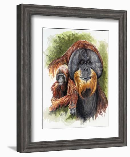 Orangutan Soul-Barbara Keith-Framed Giclee Print