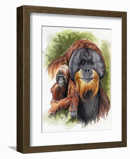 Orangutan Soul-Barbara Keith-Framed Giclee Print