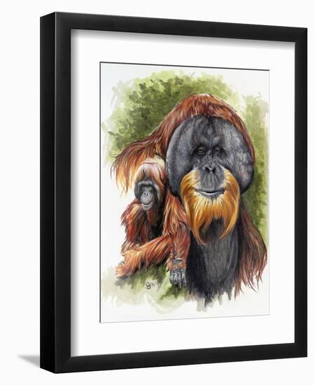 Orangutan Soul-Barbara Keith-Framed Giclee Print