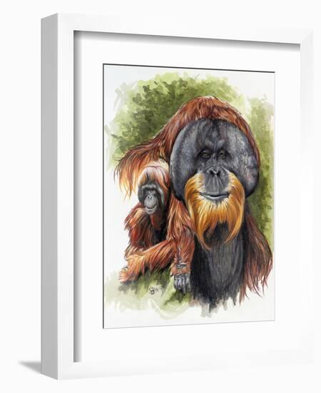 Orangutan Soul-Barbara Keith-Framed Giclee Print