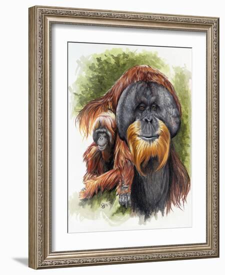 Orangutan Soul-Barbara Keith-Framed Giclee Print