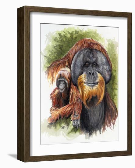 Orangutan Soul-Barbara Keith-Framed Giclee Print