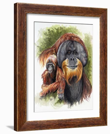 Orangutan Soul-Barbara Keith-Framed Giclee Print