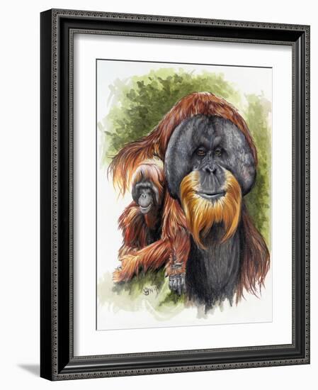 Orangutan Soul-Barbara Keith-Framed Giclee Print