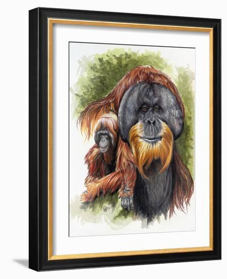 Orangutan Soul-Barbara Keith-Framed Giclee Print