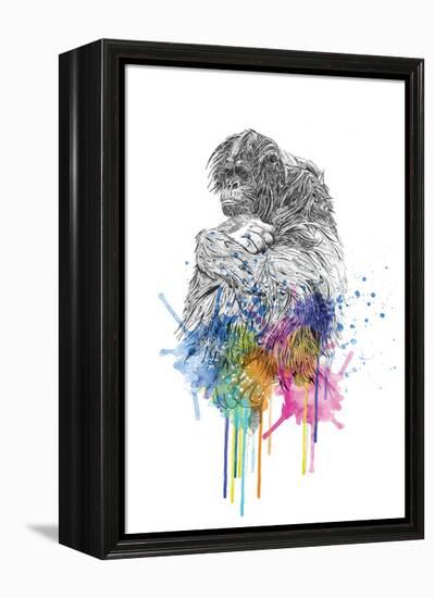 Orangutan-Karin Roberts-Framed Stretched Canvas