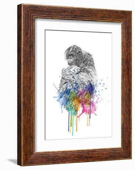 Orangutan-Karin Roberts-Framed Premium Giclee Print