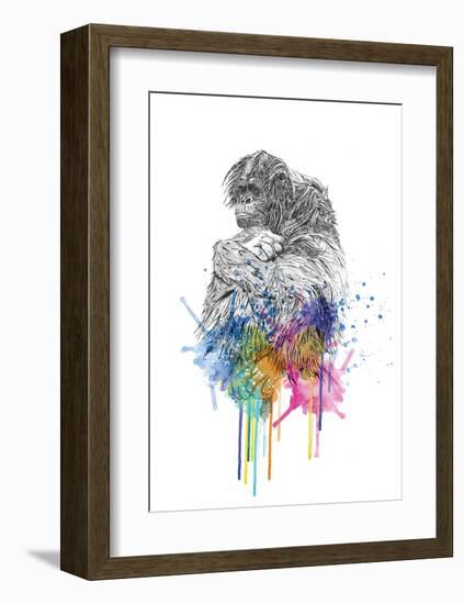 Orangutan-Karin Roberts-Framed Premium Giclee Print