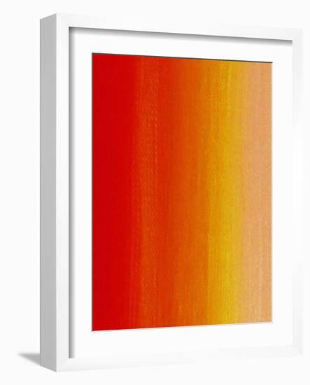 orannge and red-Kenny Primmer-Framed Art Print