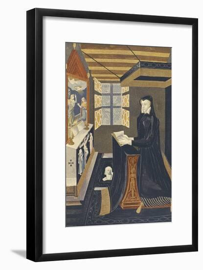 Oratory with Kneeler for Queen Catherine De Medici-null-Framed Giclee Print