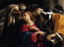 Le Christ Parmi Les Docteurs - Christ among the Doctors Par Borgianni, Orazio (1578-1616). Oil on C-Orazio Borgianni-Giclee Print