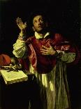 Christ Among the Doctors-Orazio Borgianni-Framed Art Print