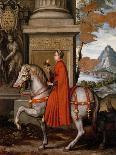 Mathild of Canossa on Horseback-Orazio Farinati-Mounted Giclee Print