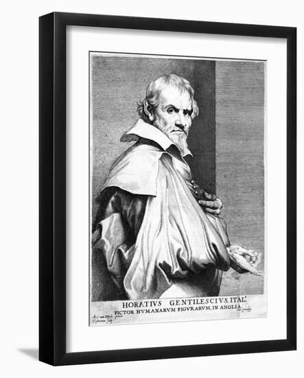 Orazio Gentileschi-Sir Anthony Van Dyck-Framed Art Print