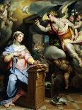 The Annunciation, 1560S-Orazio Samacchini-Framed Giclee Print