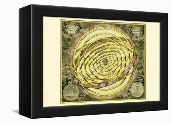 Orbium Planenarum-Andreas Cellarius-Framed Stretched Canvas