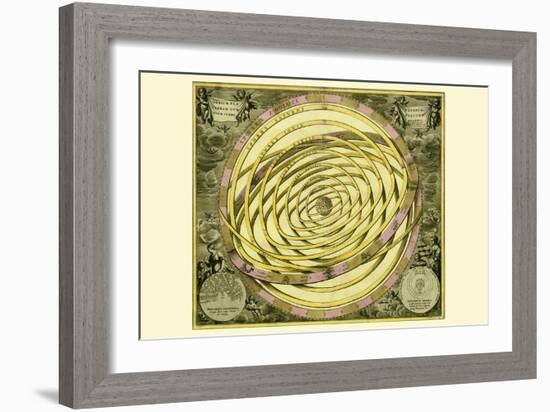 Orbium Planenarum-Andreas Cellarius-Framed Premium Giclee Print