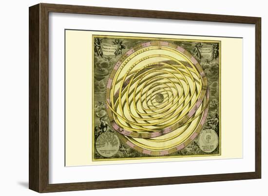 Orbium Planenarum-Andreas Cellarius-Framed Premium Giclee Print