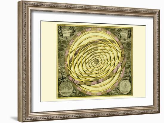 Orbium Planenarum-Andreas Cellarius-Framed Art Print