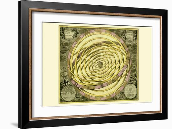 Orbium Planenarum-Andreas Cellarius-Framed Art Print