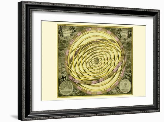 Orbium Planenarum-Andreas Cellarius-Framed Art Print