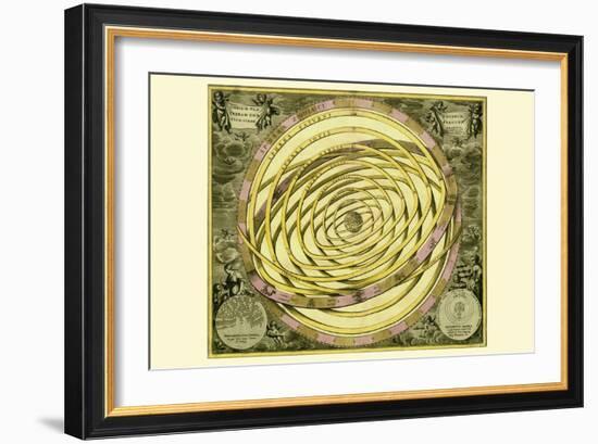 Orbium Planenarum-Andreas Cellarius-Framed Art Print