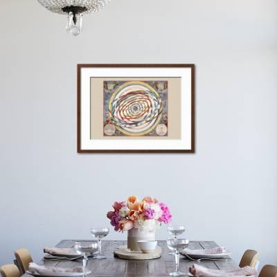 Orbium Planetarum Terram Art Print Andreas Cellarius Art Com