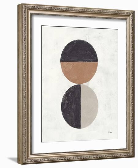 Orbs II Neutral-Moira Hershey-Framed Art Print