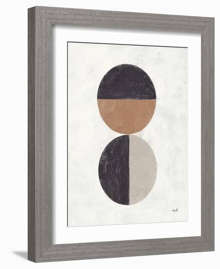 Orbs II Neutral-Moira Hershey-Framed Art Print