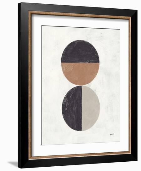 Orbs II Neutral-Moira Hershey-Framed Art Print