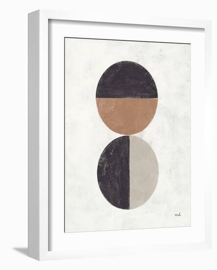 Orbs II Neutral-Moira Hershey-Framed Art Print