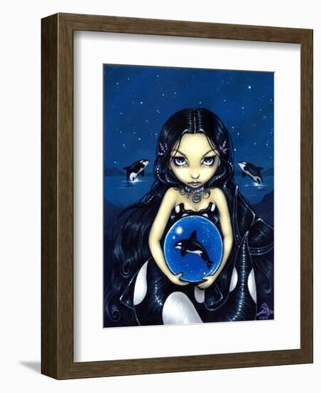 Orca Magic Mermaid-Jasmine Becket-Griffith-Framed Premium Giclee Print