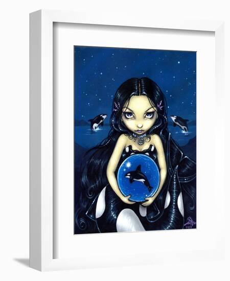 Orca Magic Mermaid-Jasmine Becket-Griffith-Framed Premium Giclee Print