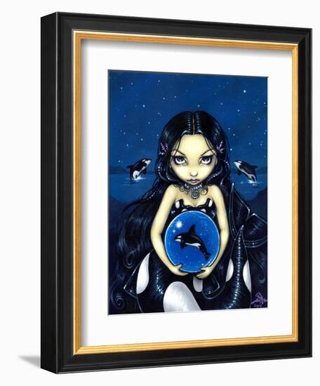 Orca Magic Mermaid-Jasmine Becket-Griffith-Framed Premium Giclee Print