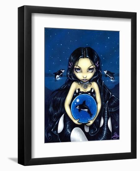 Orca Magic Mermaid-Jasmine Becket-Griffith-Framed Art Print