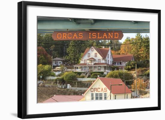 Orcas Hotel, Boutique Hotel on Orcas Island, San Juan Islands, Wa-Stuart Westmorland-Framed Photographic Print