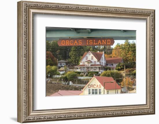 Orcas Hotel, Boutique Hotel on Orcas Island, San Juan Islands, Wa-Stuart Westmorland-Framed Photographic Print