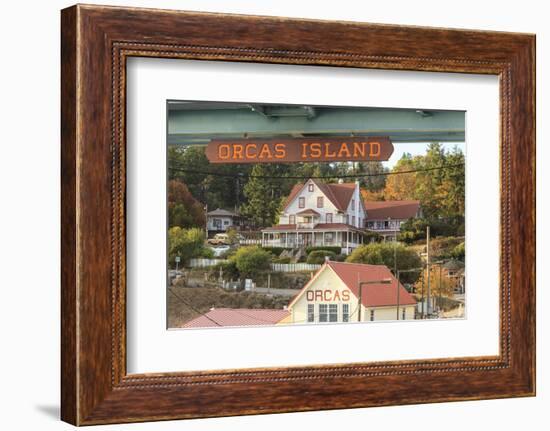 Orcas Hotel, Boutique Hotel on Orcas Island, San Juan Islands, Wa-Stuart Westmorland-Framed Photographic Print