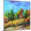 Orchard in autumn-Pol Ledent-Mounted Art Print
