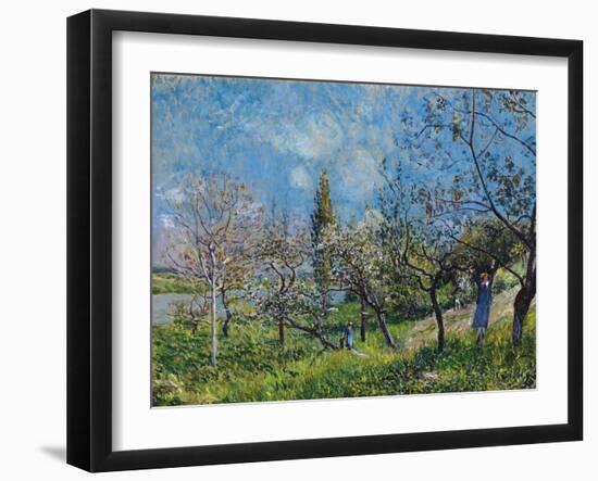 Orchard In Spring-Alfred Sisley-Framed Giclee Print