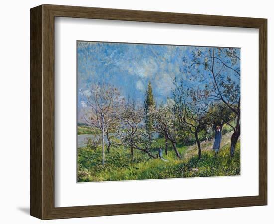 Orchard In Spring-Alfred Sisley-Framed Giclee Print