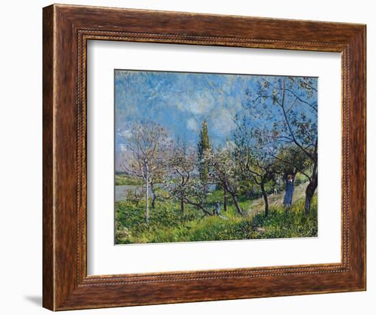 Orchard In Spring-Alfred Sisley-Framed Giclee Print