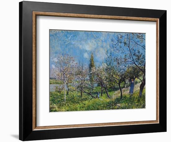 Orchard In Spring-Alfred Sisley-Framed Giclee Print